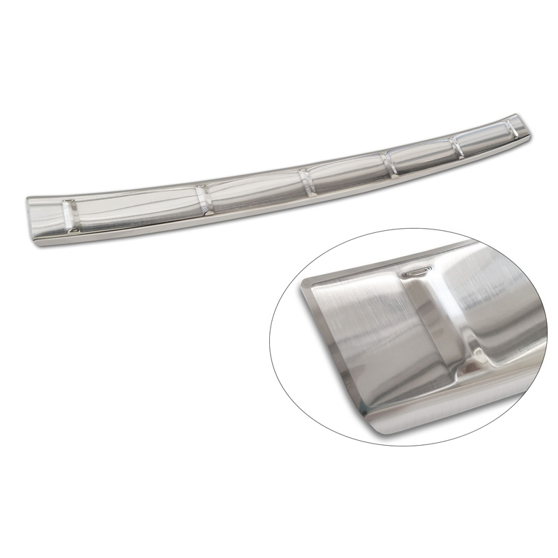 Stainless Steel Rear bumper protector  Honda Civic XI HB 2022- 'Ribs'