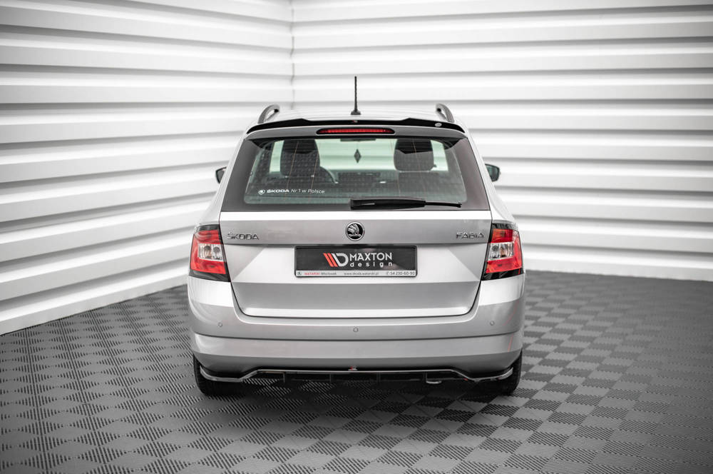 Spoiler Skoda Fabia MK3 Glans Zwart Maxton