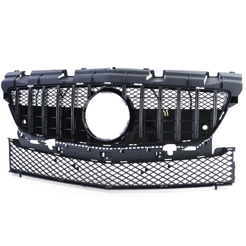 Grillen set Mercedes SLK R172 GT-R Look Zwart