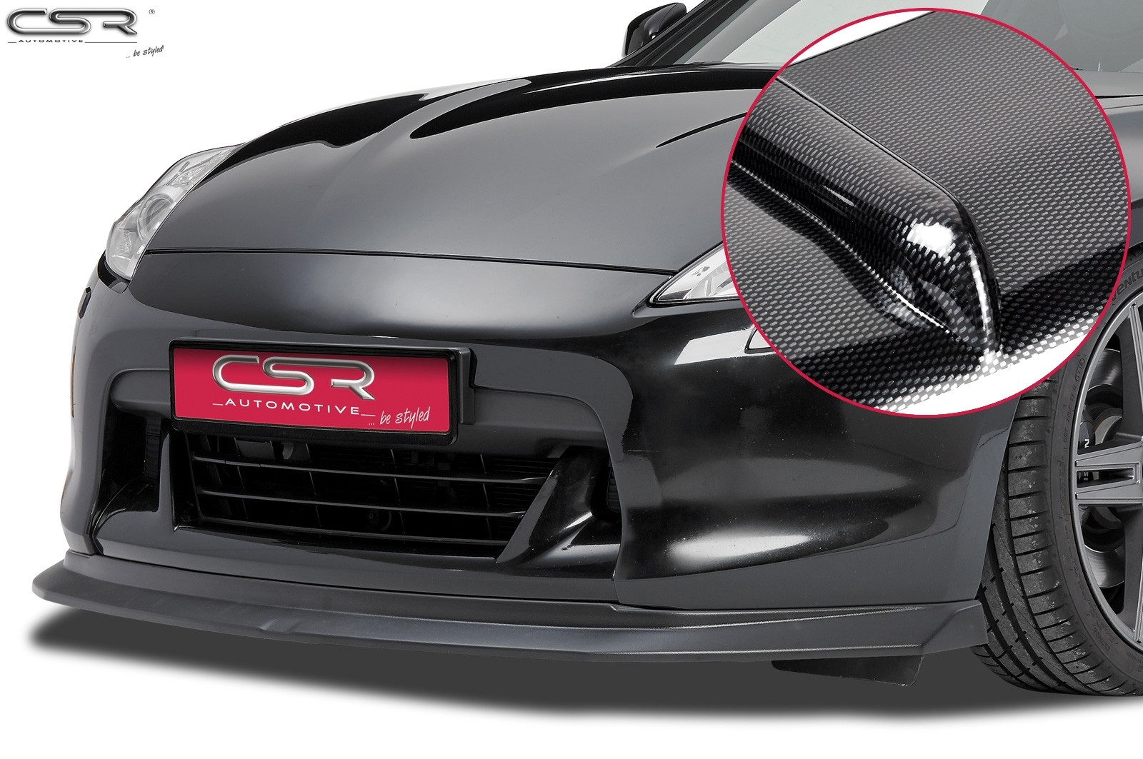Voorspoiler Nissan 370Z Z34 CSL166-C