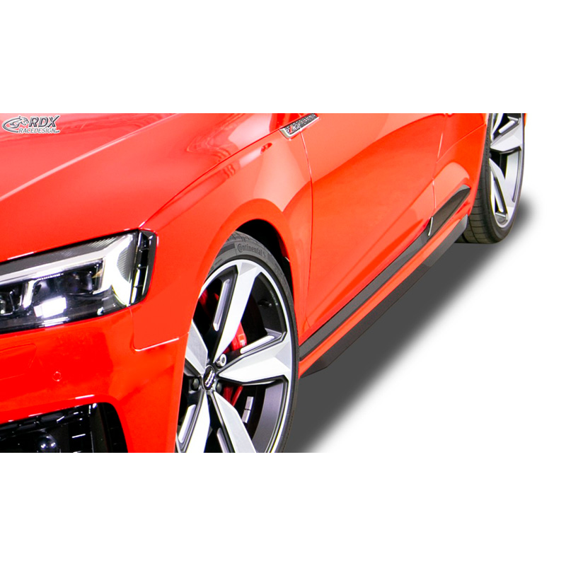 Side skirts 'Slim'  Audi RS5 (F5) 2016- (ABS glossy black)
