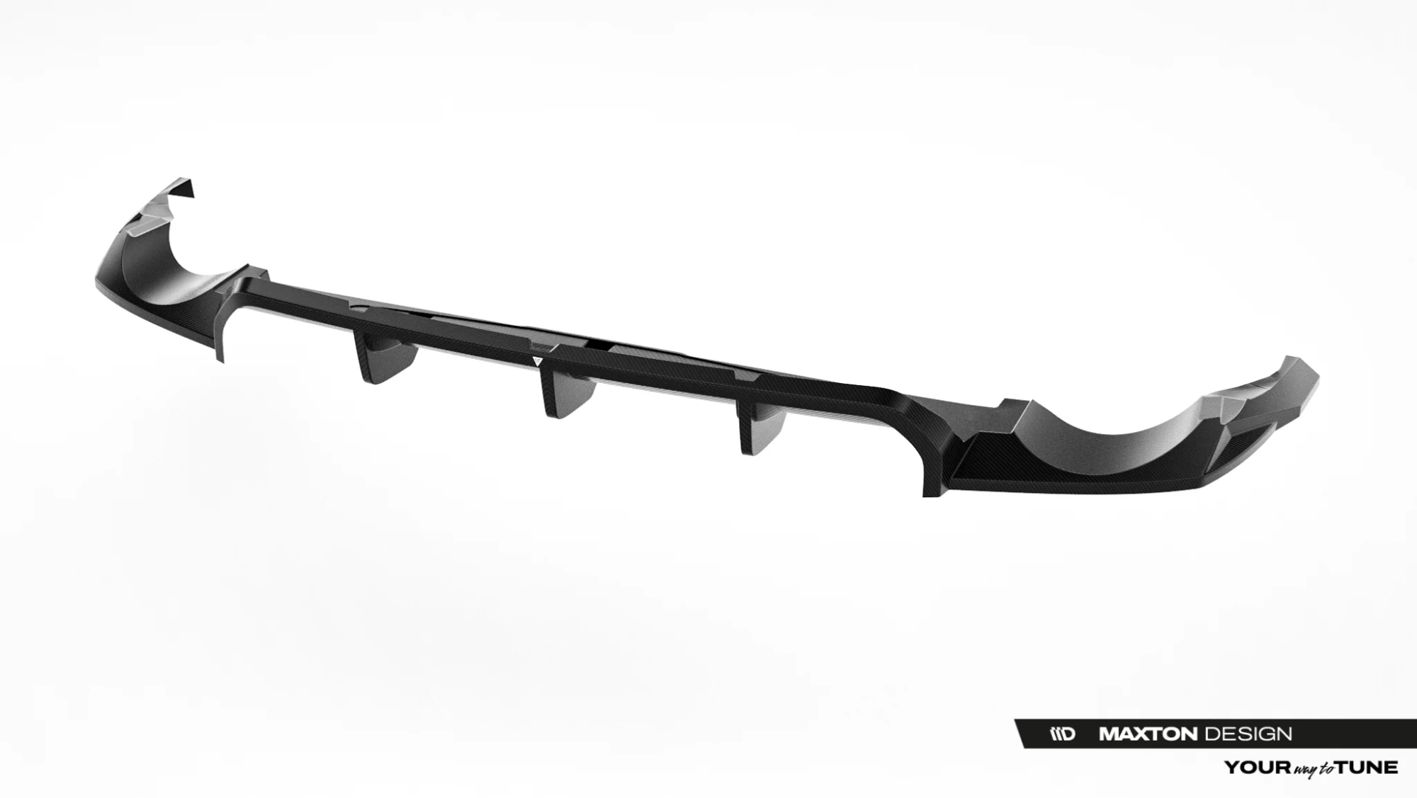 Diffuser Audi RSQ8 Mk1 Facelift – Maxton Prepreg Carbon Fiber Rear Splitter