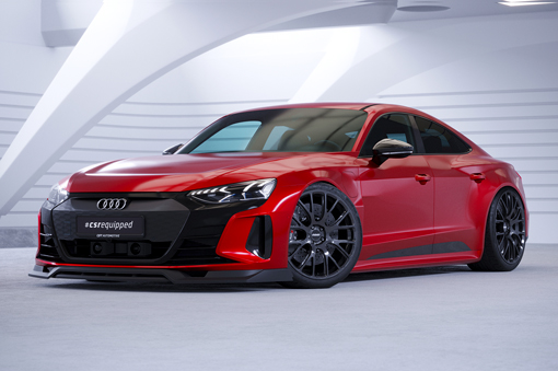 Voorspoiler Audi e-tron GT CSR Glans Zwart