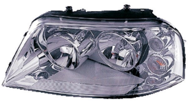 Koplamp links SHARAN 00-09 DEPO H7+H1/Chroom
