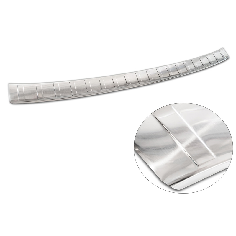 Stainless Steel Rear Bumper protector  BMW X1 U11 / X1 U11 xLine 2022- 'Ribs'