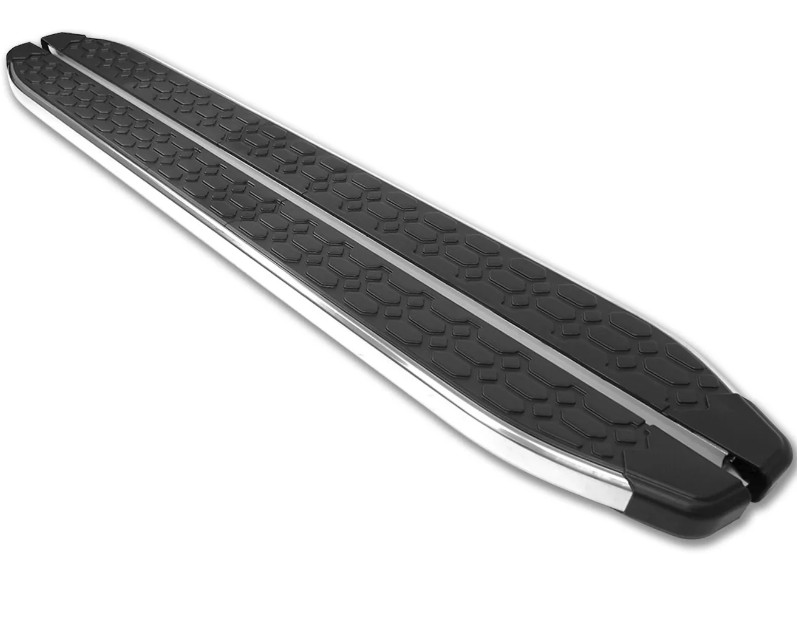 Treeplanken voor Mercedes M-Klasse W163 98-05 aluminium zwart grijs