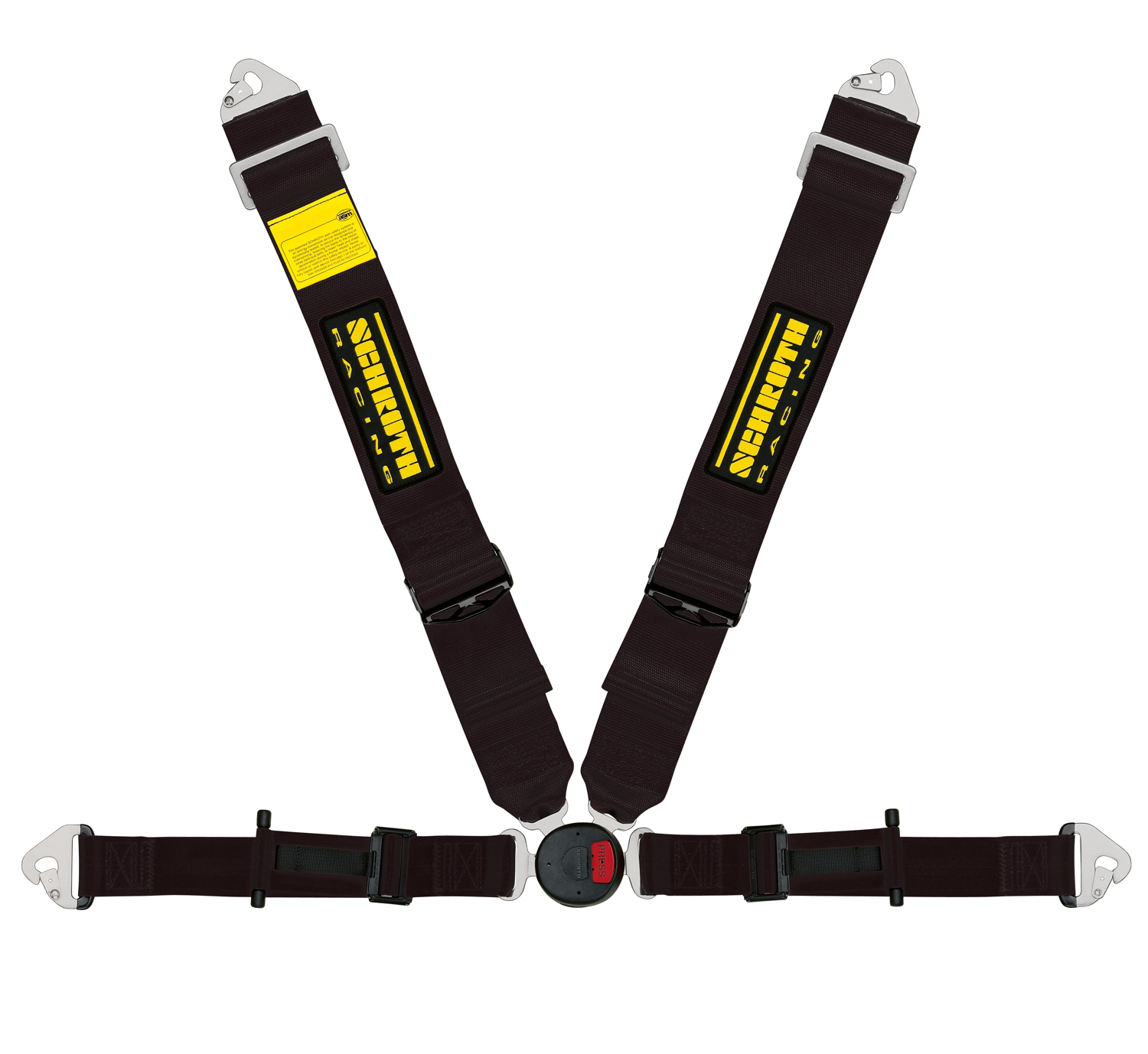 Gordel 4 Punts Schroth Zwart FIA Racing Links