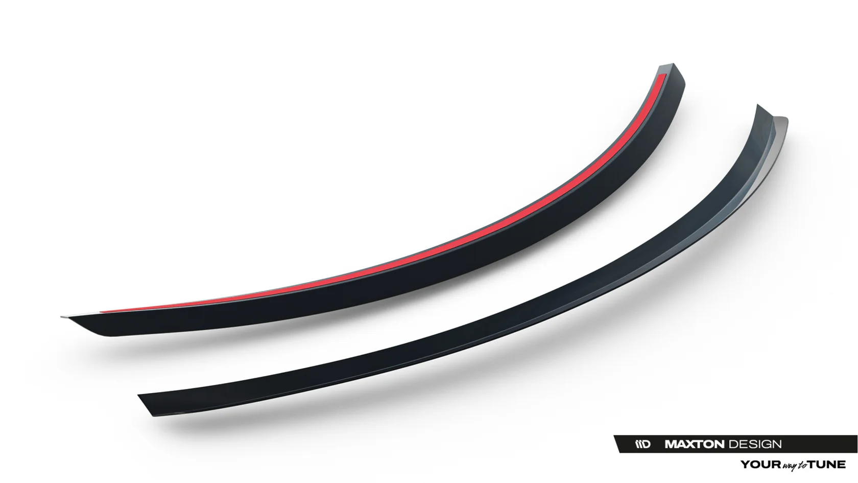 Spoiler Cap V.2 Tesla Model S Mk1 Maxton Glans Zwart