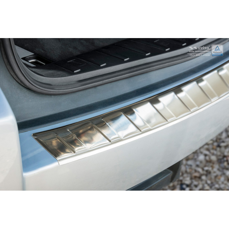 Stainless Steel Rear bumper protector  BMW X3 (E83) Facelift 2006-2010 'Ribs'