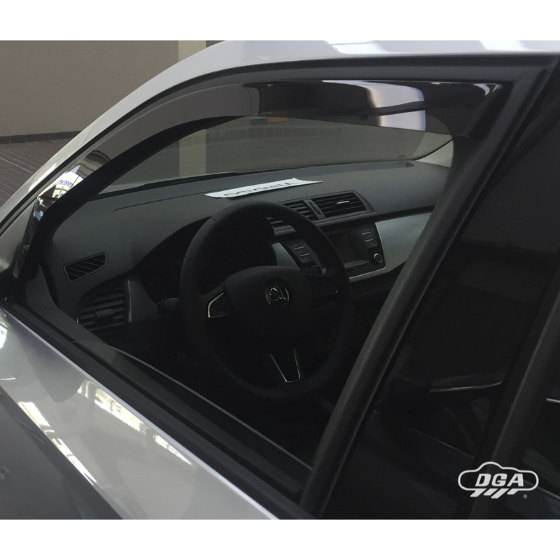 DGA Wind Deflectors  Skoda Fabia III (NJ) HB 5-doors/Kombi 2014-2021 (2-pieces)