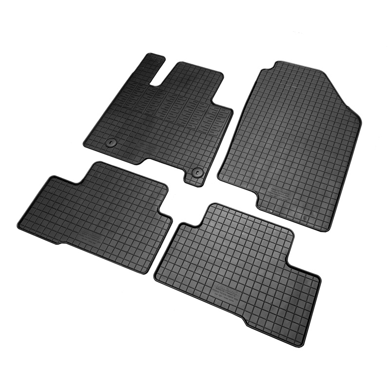 Rubber car mats set  Hyundai Tucson (NX4E) Full Hybrid 2020- (4-pieces + fixing system)