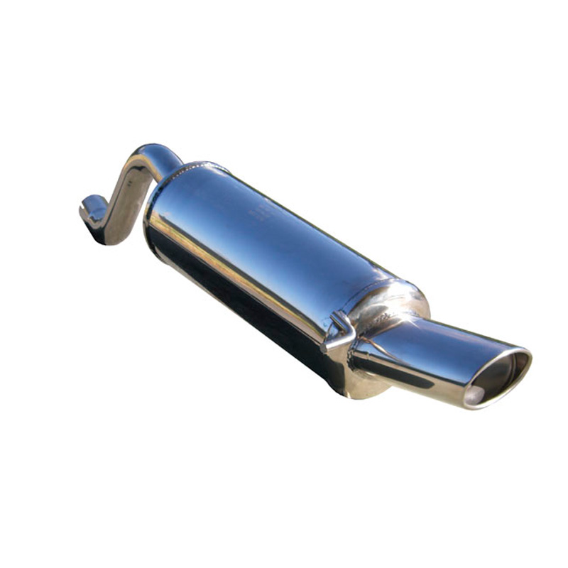 100% Inox Sport Exhaust  Renault Twingo II RS Sport 1.6 16v (133HP) 2008- 120x80mm