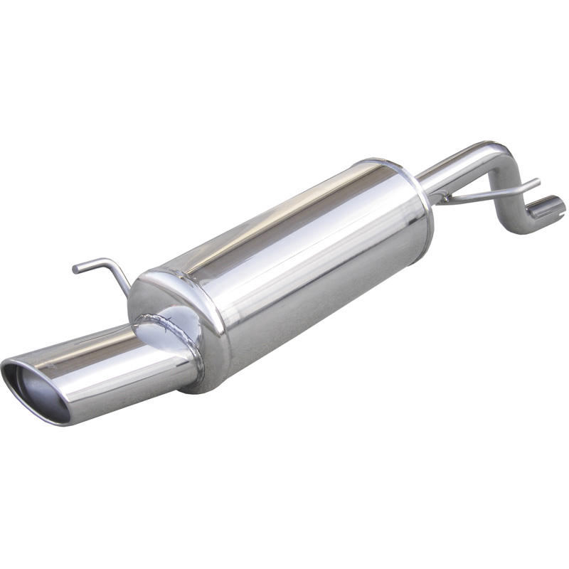 100% Inox Sport Exhaust  Fiat Grande Punto 1.4/1.4 16v 2005- 120x80mm