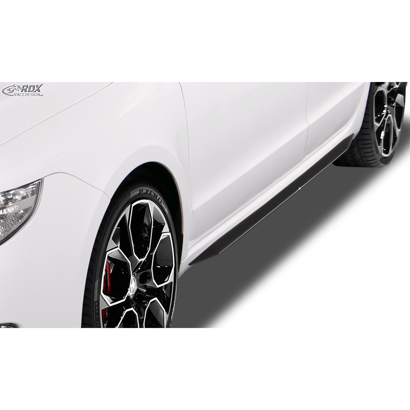 Side skirts 'Slim'  Skoda Superb II (3T) 2008-2015 (ABS glossy black)