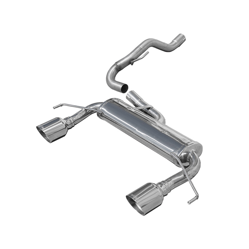 100% Inox Double Sport Exhaust  Opel Corsa D OPC 1.6T Nurburgring (210HP) 2012- Ø54,5mm Left/Right 102mm Racing
