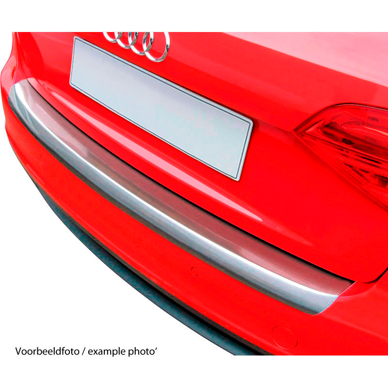 ABS Rear bumper protector  BMW 5-Series G30 Saloon 'M' Sport Facelift 2020- 'Brushed Alu' Look