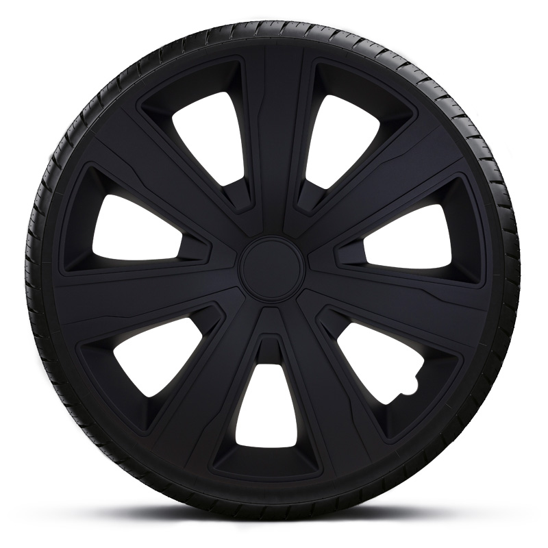 4-Delige Wieldoppenset Tenzo 14-inch zwart