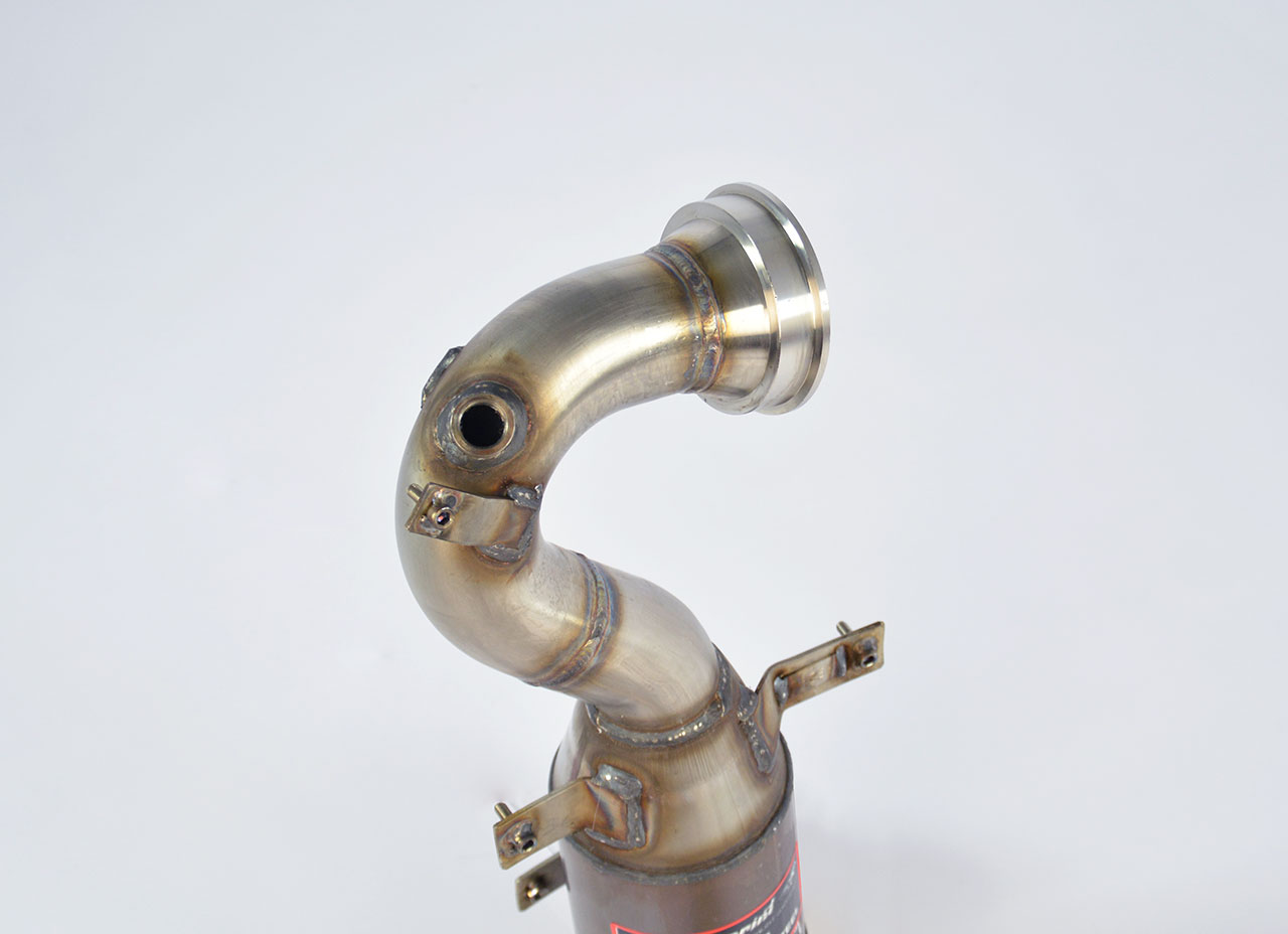 500 ABARTH 1.4T Multiair "Mod. USA" Turbo downpipe kit + Metallic catalytic converter