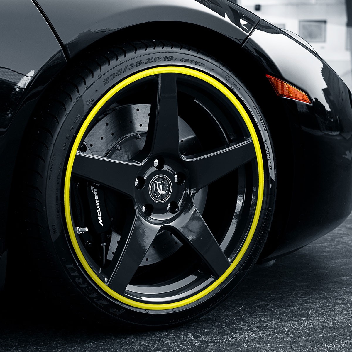 RimRingz 17 inch Geel (set)
