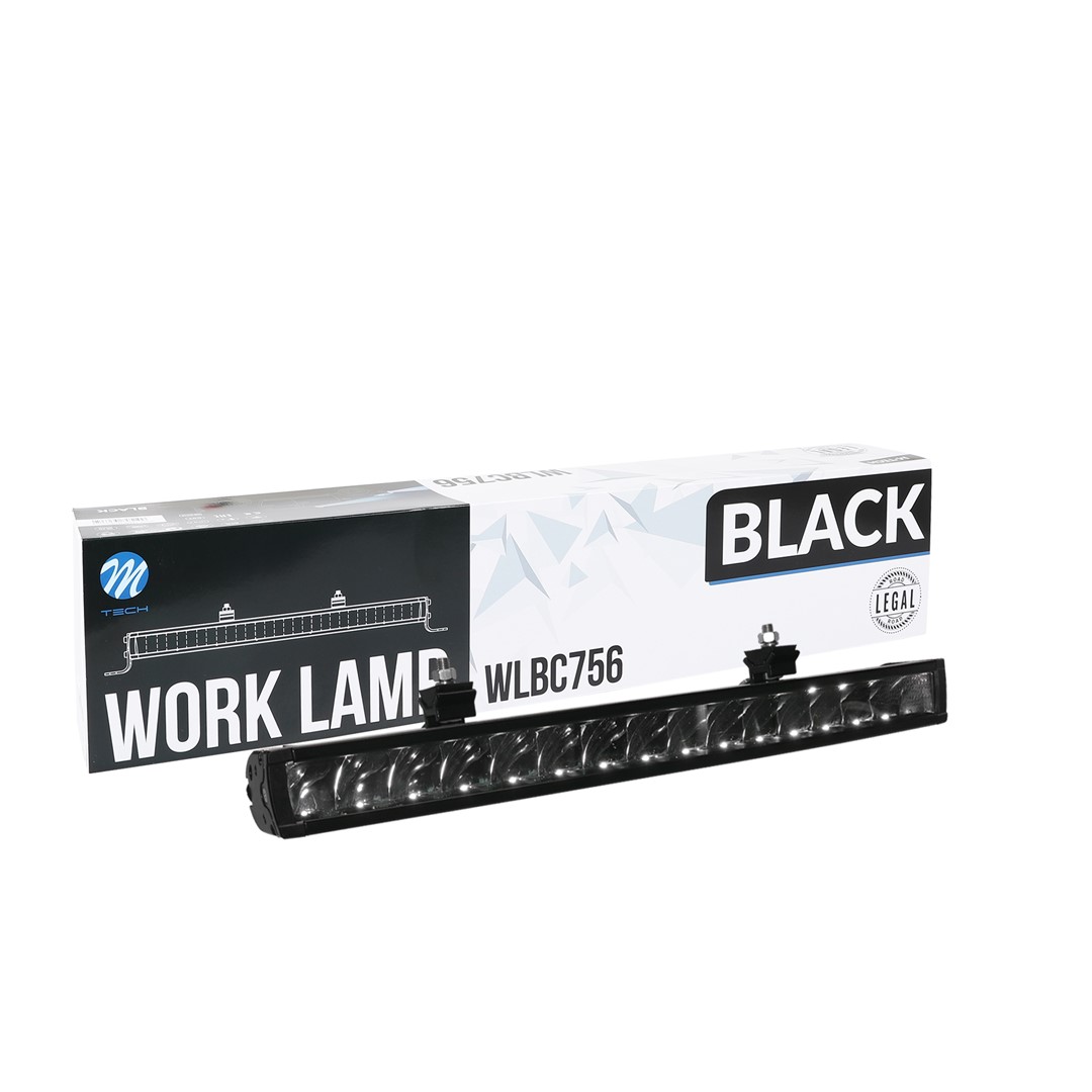 Driving Light - Black Series - Single Row - Side Bracket, 105W 12-48V 21"