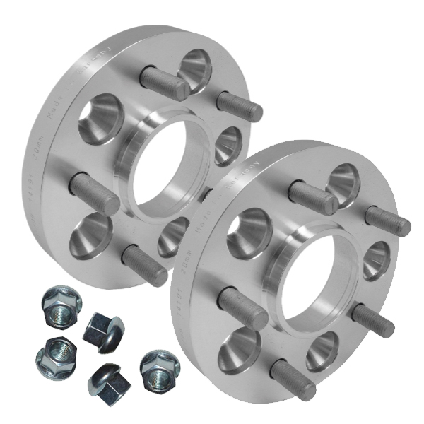 Spoorverbreders Tesla 5x120 64,1 M14x1,5 20mm