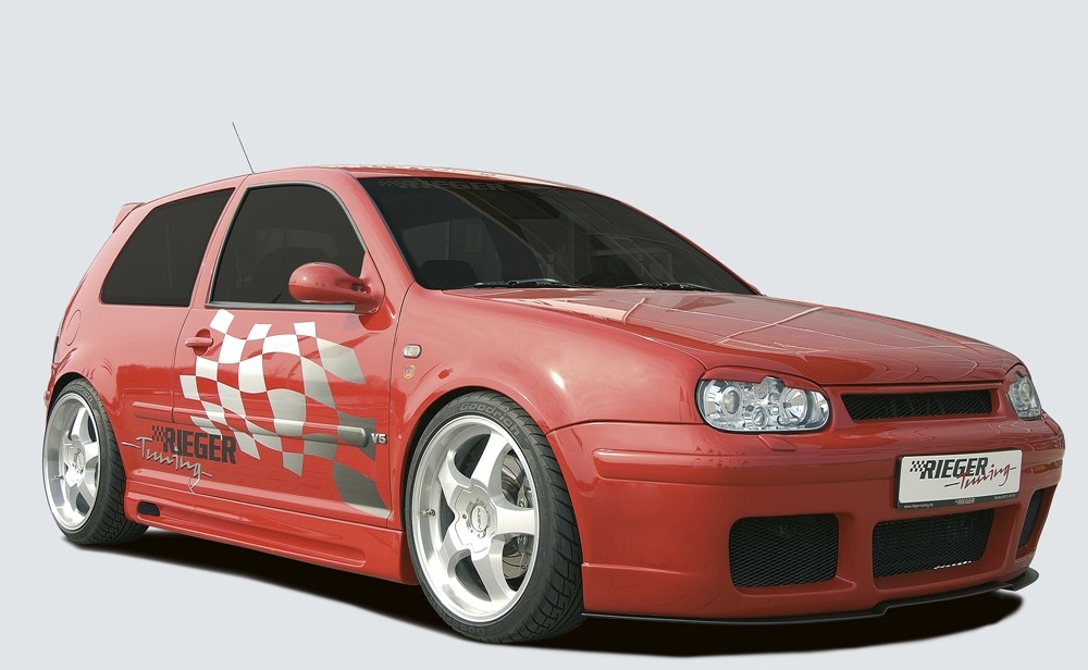 Frontbumper RS-4-Look met uitsparingen spi VW Golf IV Rieger