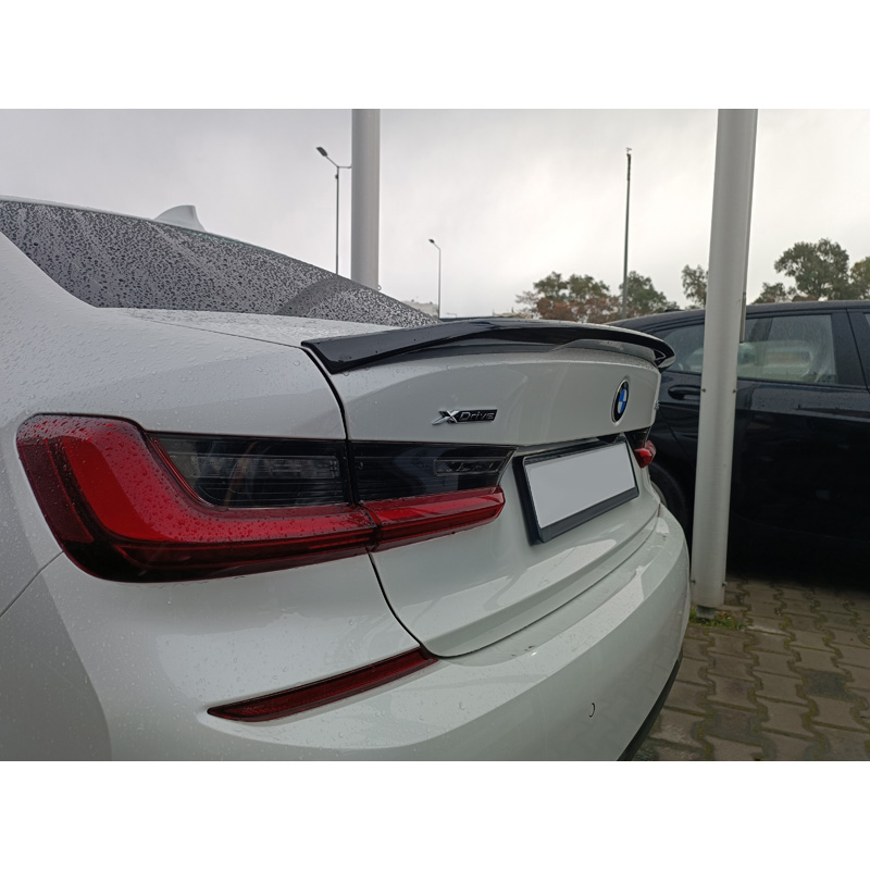 Trunk spoiler lip  BMW 3-series G20 Sedan 2018- (PU)