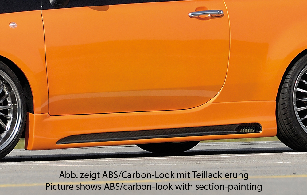 Rieger Side Skirts Fiat 500 (312)