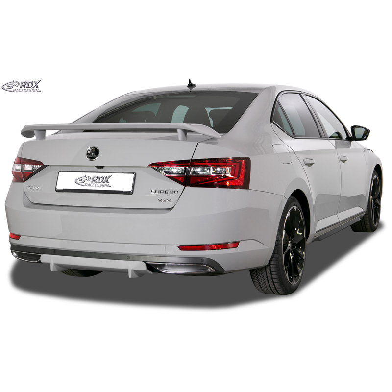 Side skirts 'Slim'  Skoda Superb 3V Sedan/Kombi 2015- (ABS glossy black)