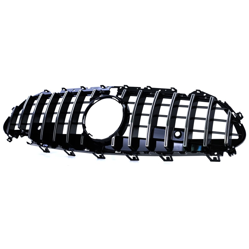 Grill Mercedes CLS C257 17-.. GT Look Glans Zwart/Chroom
