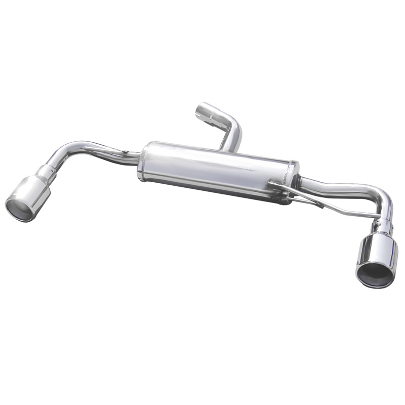 100% Inox Double Sport Exhaust  Volkswagen Scirocco 2.0 R TSi DSG (265HP) 2010- Left/Right 102mm