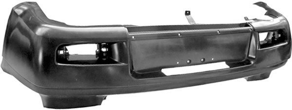 AchterBumper OUTLANDER, 03-06 PRIMED/ZWART