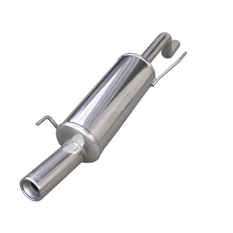 100% Inox Sport Exhaust  Fiat Punto Evo 1.4 (77HP) 2009- Ø42mm 80mm