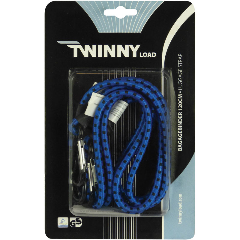 Twinny Load Tie strap 8mm x 120cm + Safety hooks