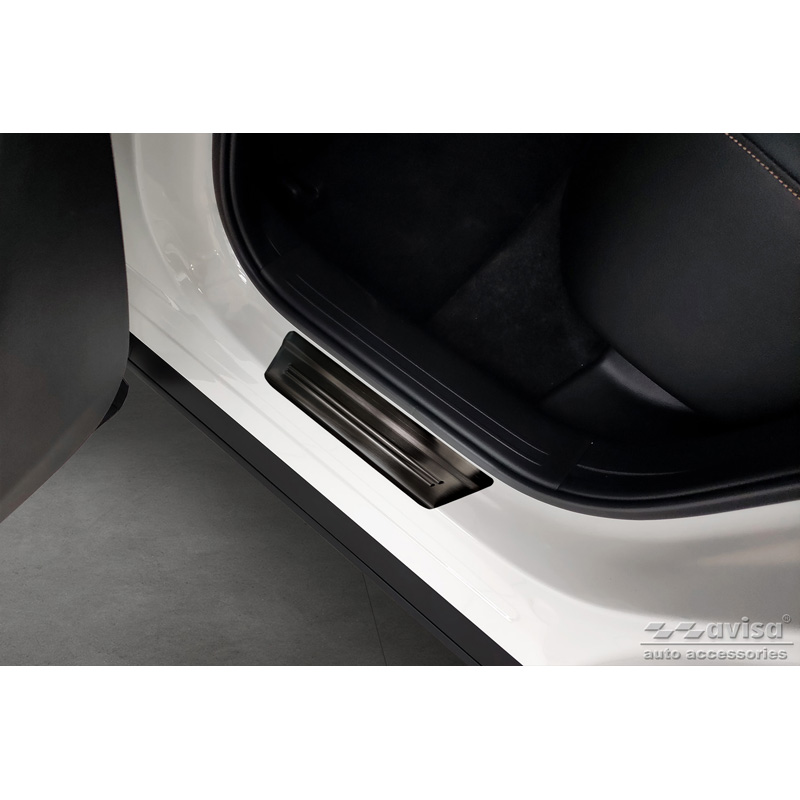 Zwart RVS Instaplijsten  Mazda CX-60 (KH) 2022- - 'Performance Special Edition' - 4-delig