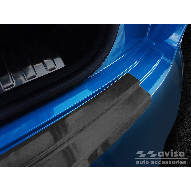 Black Stainless Steel Rear bumper protector  Audi E-Tron incl. Sportback 2018-