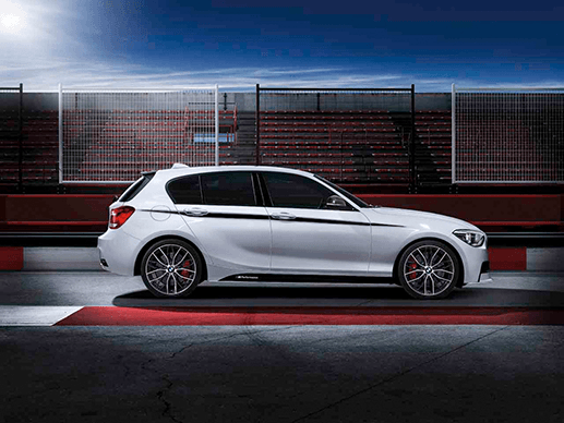 Accent streep voor BMW 1er F20