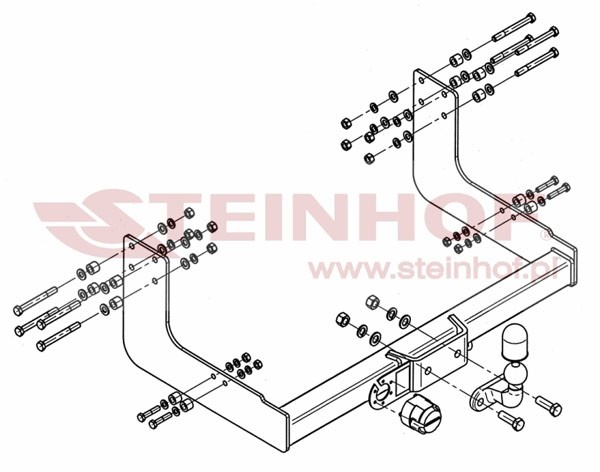 Trekhaak Mercedes Sprinter Van, Minibus (3,05) met treeplank 199
