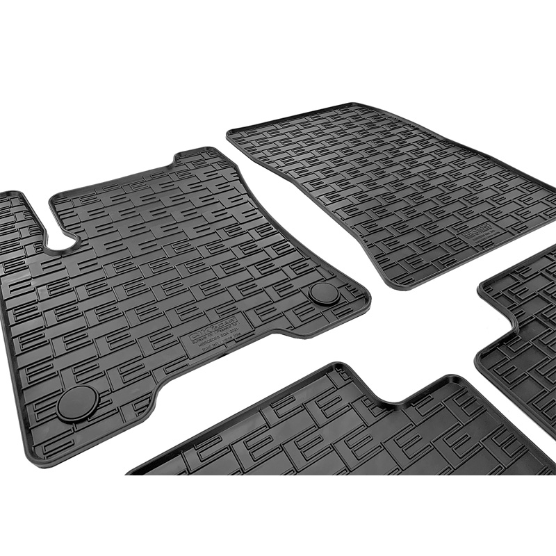 Rubber car mats set  Mercedes EQA (H243) 2021- (4-pieces + fixing system)