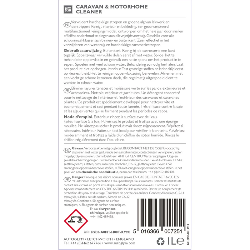 Autoglym Motorcycle Cleaner 1LT