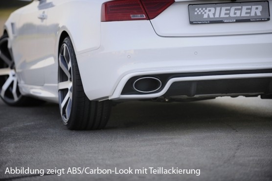 Achterbumper Diffusor Audi A5 B8/B81 S-line Rieger Carbon 11-