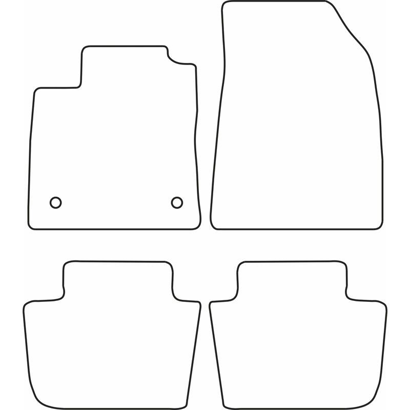 Set velour car mats  MG 4 (EV) 2022-