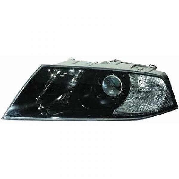 XENONKoplamp links OCTAVIA 04-08 DEPO D1S+H1/ZWART