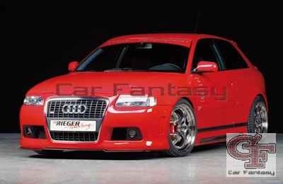 Orginele Audi Grill inclusief kentekenhouder zwart (Carboon look