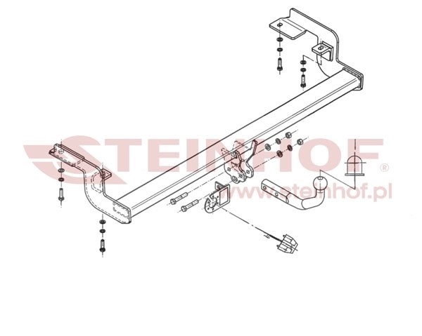 Trekhaak Citroen C5 4/5D 03/2001-09/2004