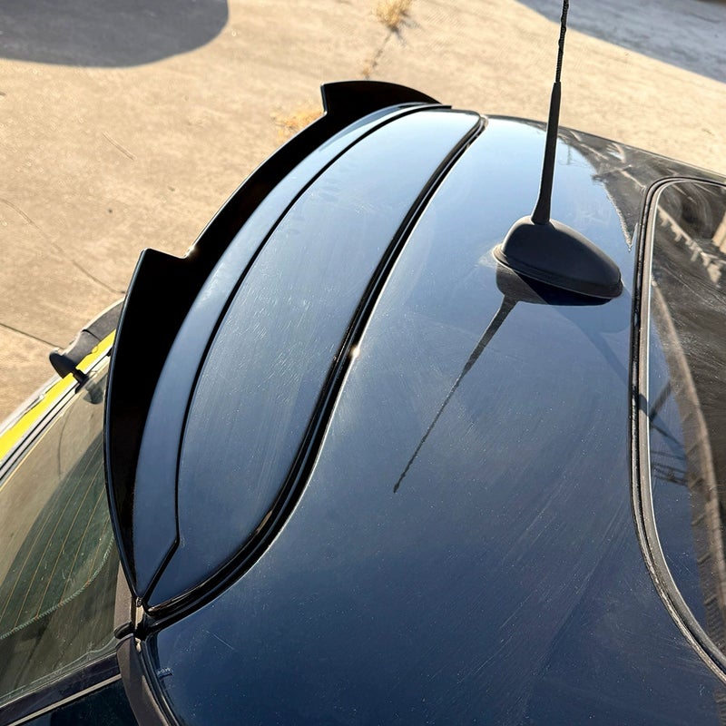 Roof spoiler (Spoiler Cap)  Mini One/Cooper R50/R53 2001-2006 (ABS Glossy Black)