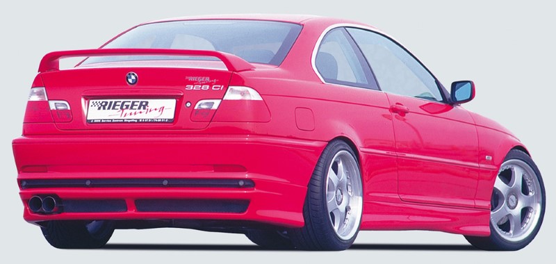 Rearbumperaanzet BMW E46 coupe/cabrio Rieger