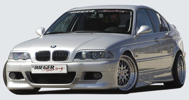 Frontbumper BMW E46 Cabrio/Coupe met extra koel openingen Rieger
