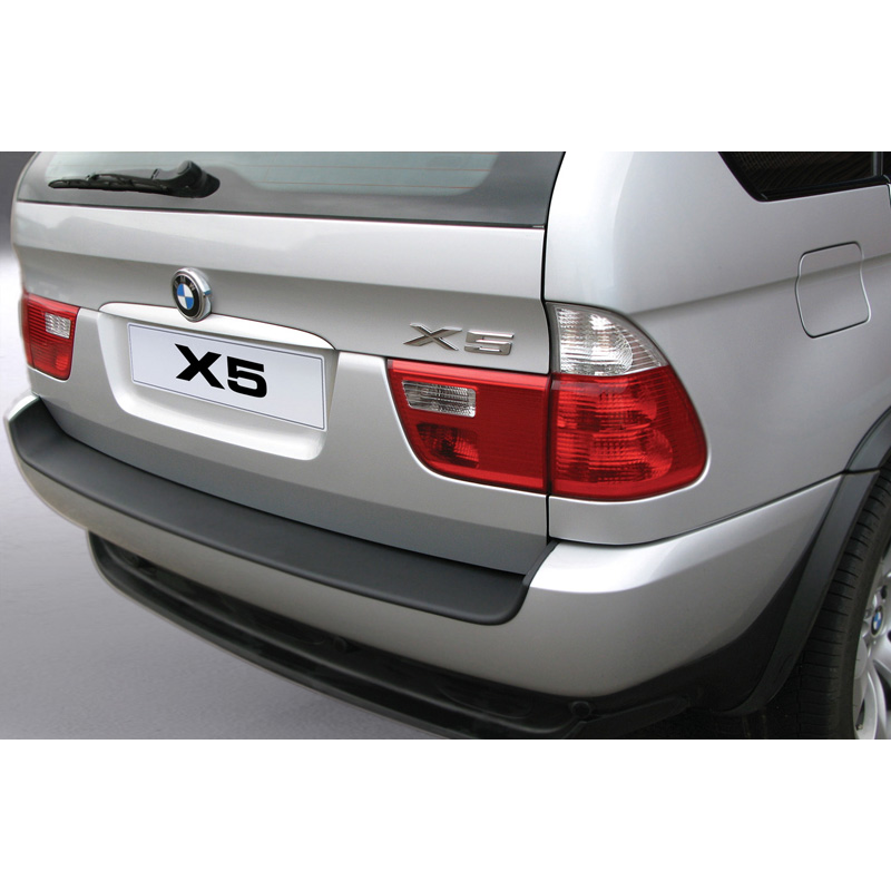 ABS Rear bumper protector  BMW X5 2000-2007 Black