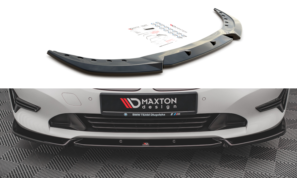 Voorspoiler BMW 3 Serie G20 V1 Gloss Black